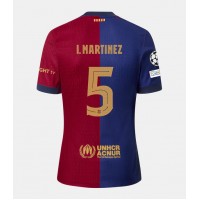 Dres Barcelona Inigo Martinez #5 Domáci 2024-25 Krátky Rukáv